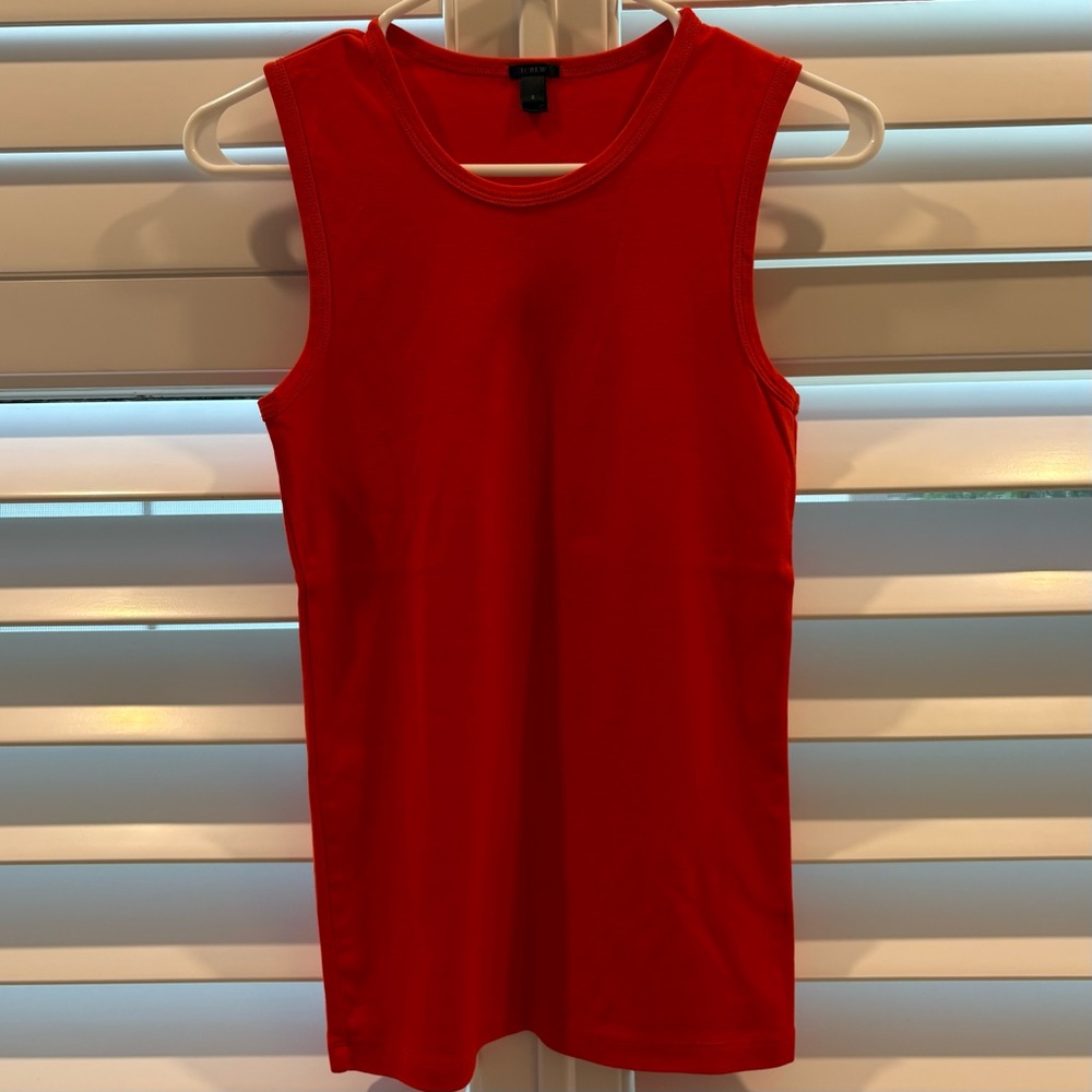 J. Crew Bright Red Tank